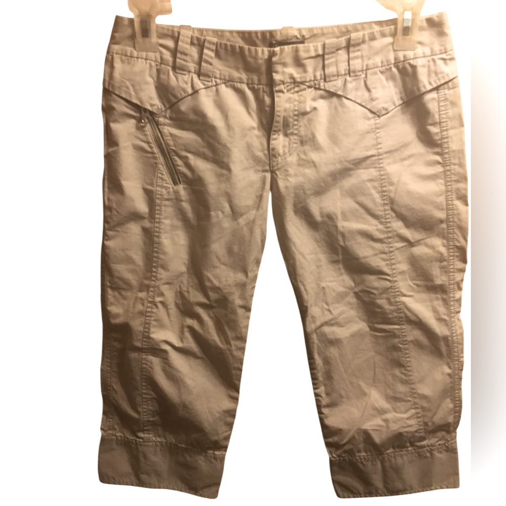 Armani Xchange sz 8 Tan Hiking/Camping Outdoor Cropped Pants